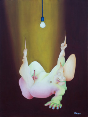 myself_zero, öl 60cm x 80cm